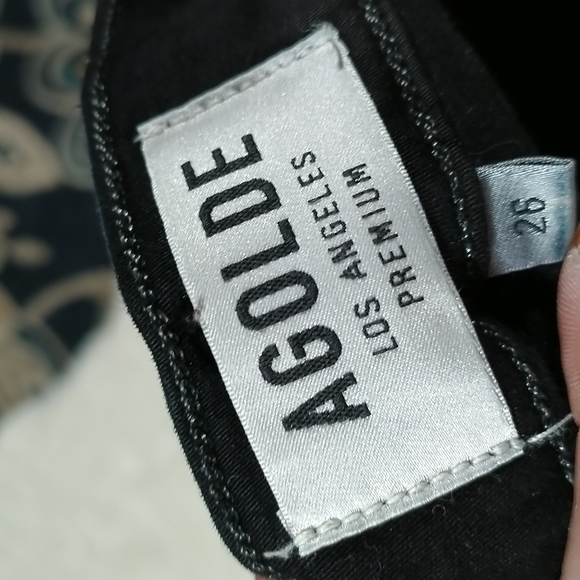 Agolde Black Skinny Jeans - Picture 8 of 9